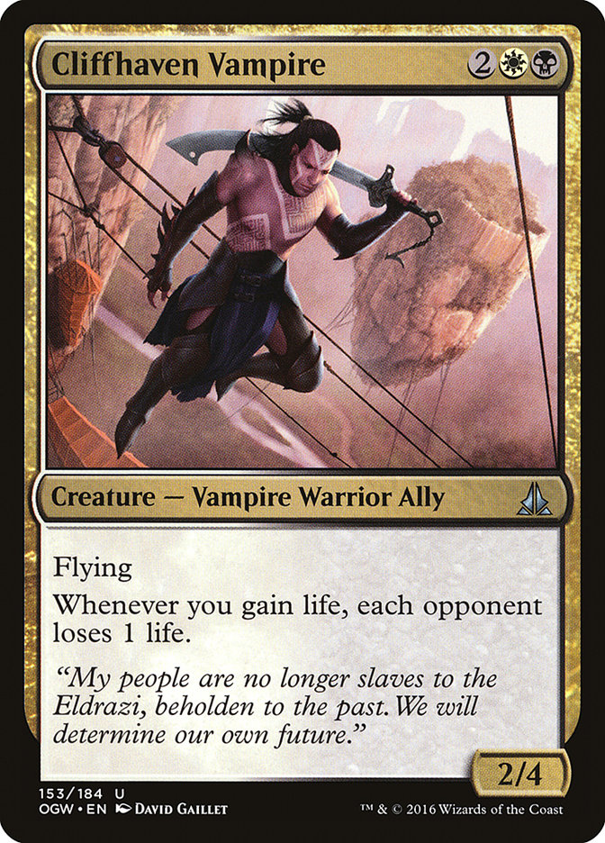 Cliffhaven Vampire [Oath of the Gatewatch] | Black Swamp Games