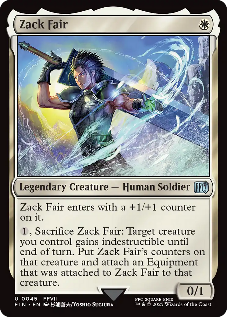 Zack Fair [FINAL FANTASY] | Black Swamp Games