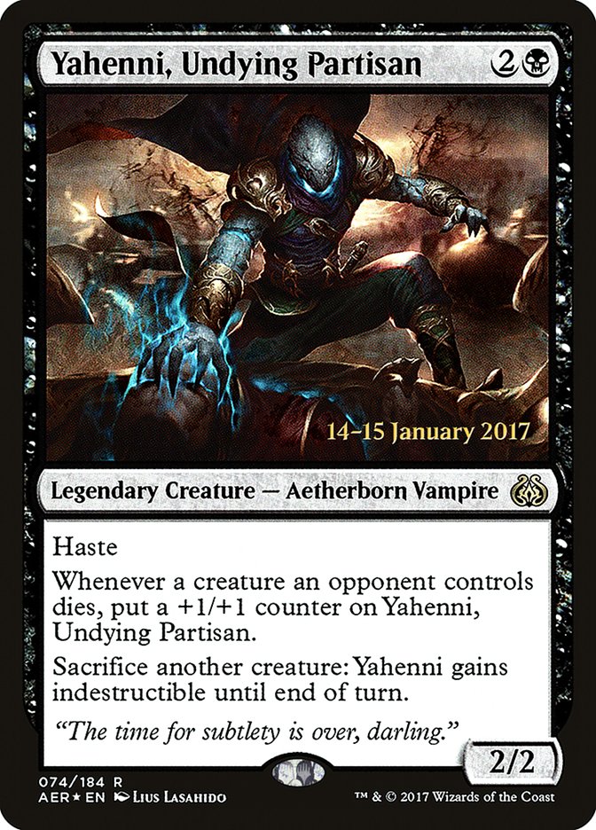 Yahenni, Undying Partisan [Aether Revolt Prerelease Promos] | Black Swamp Games