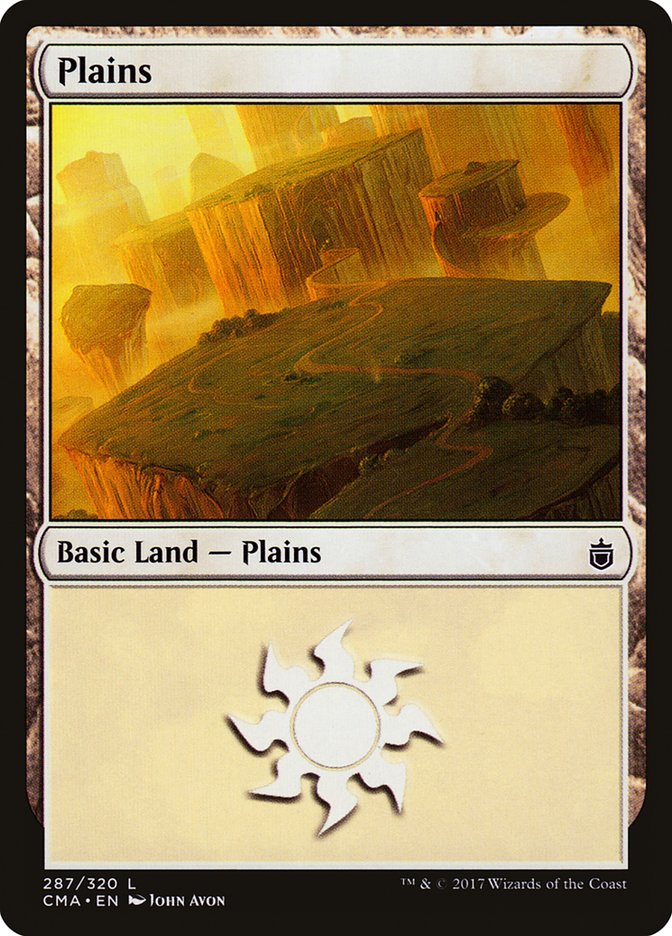 Plains (287) [Commander Anthology] | Black Swamp Games