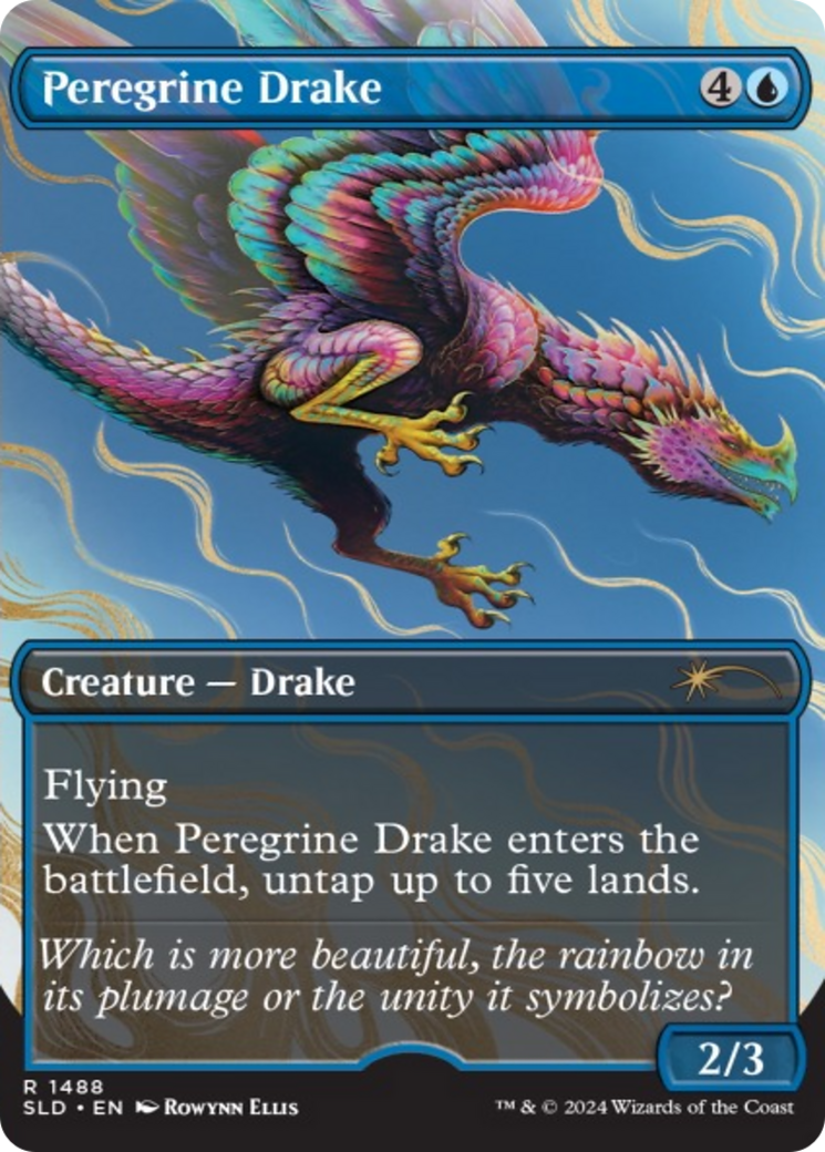 Peregrine Drake (Rainbow Foil) [Secret Lair Drop Series] | Black Swamp Games