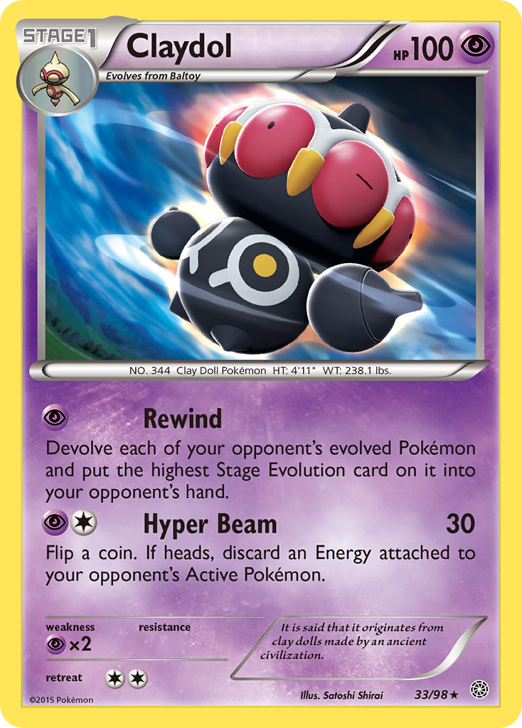 Claydol (33/98) [XY: Ancient Origins] | Black Swamp Games