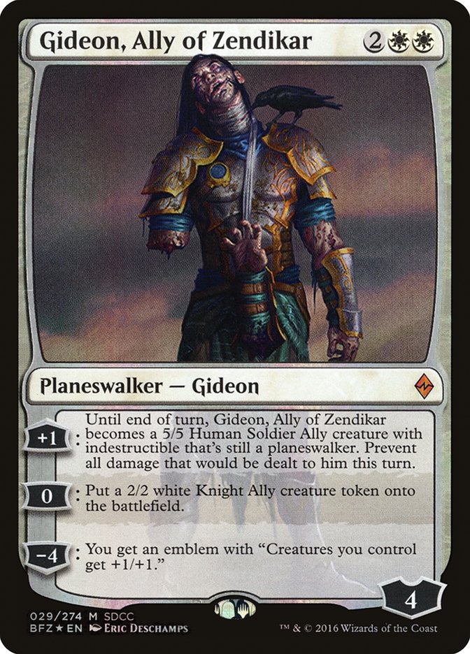 Gideon, Ally of Zendikar [San Diego Comic-Con 2016] | Black Swamp Games