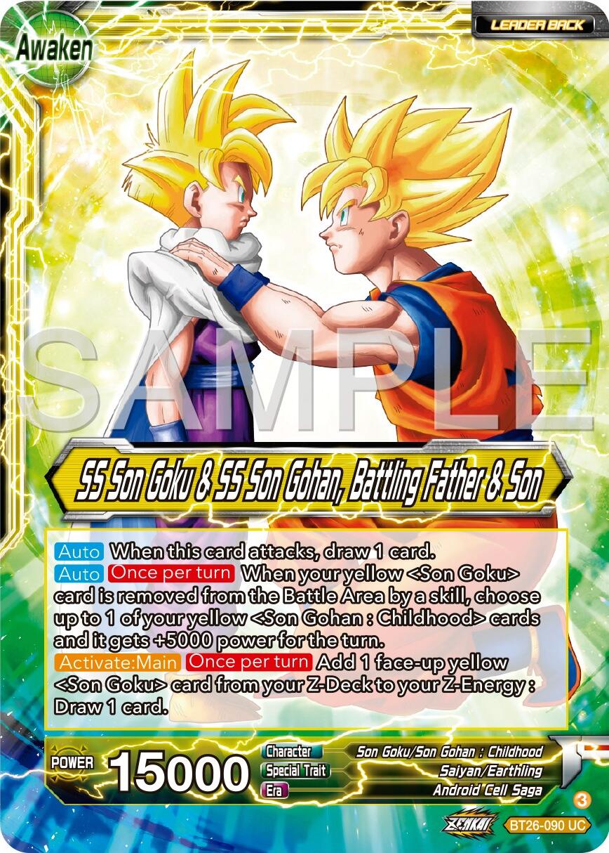 SS Son Goku // SS Son Goku & SS Son Gohan, Battling Father & Son (BT26-090) [Ultimate Advent] | Black Swamp Games