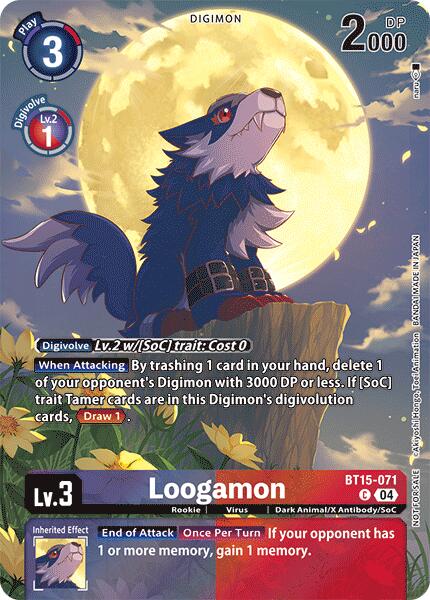 Loogamon [BT14-071] (Legend Pack 2024) [Blast Ace] | Black Swamp Games