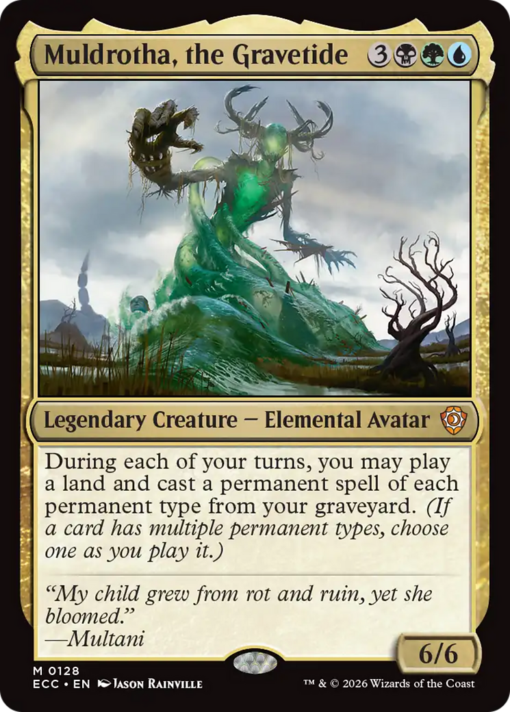 Muldrotha, the Gravetide [Lorwyn Eclipsed Commander] | Black Swamp Games