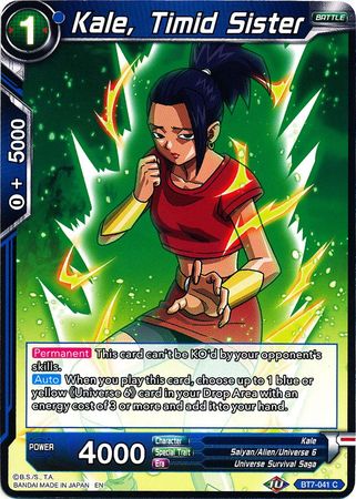 Kale, Timid Sister (BT7-041) [Assault of the Saiyans] | Black Swamp Games