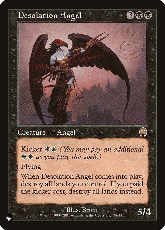 Desolation Angel [The List] | Black Swamp Games