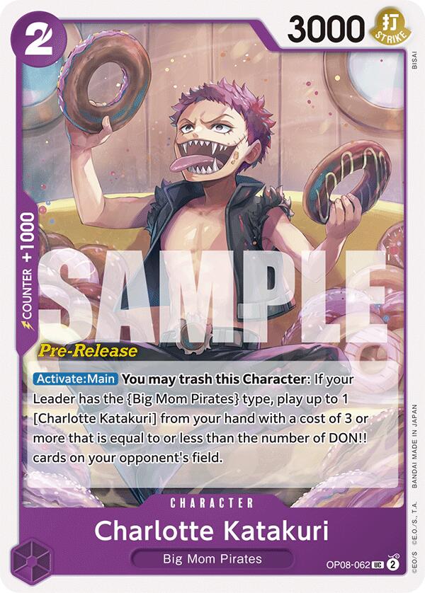 Charlotte Katakuri [Two Legends Pre-Release Cards] | Black Swamp Games