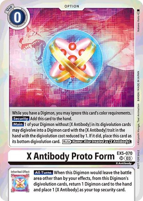 X Antibody Proto Form [EX5-070] (Event Pack 7) [Animal Colosseum] | Black Swamp Games