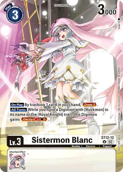 Sistermon Blanc [ST12-12] (Event Pack 7) [Starter Deck: Jesmon] | Black Swamp Games