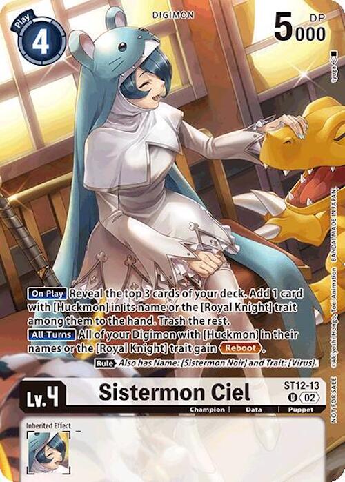 Sistermon Ciel [ST12-13] (Event Pack 7) [Starter Deck: Jesmon] | Black Swamp Games