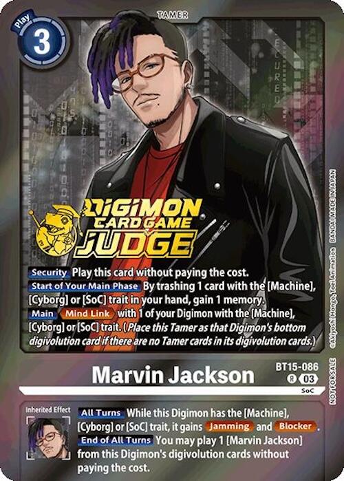 Marvin Jackson [BT15-086] (Judge Pack 6) [Exceed Apocalypse] | Black Swamp Games