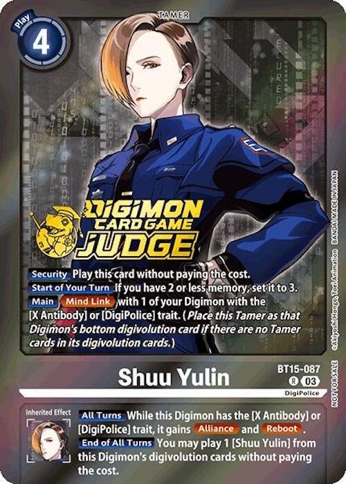 Shuu Yulin [BT15-087] (Judge Pack 6) [Exceed Apocalypse] | Black Swamp Games