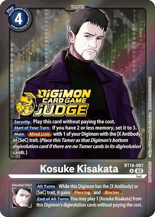 Kosuke Kisakata [BT16-087] (Judge Pack 6) [Beginning Observer] | Black Swamp Games