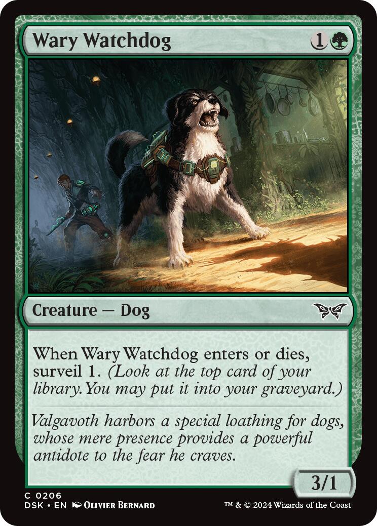 Wary Watchdog [Duskmourn: House of Horror] | Black Swamp Games