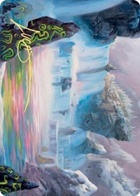 Glittering Frost Art Card (Gold-Stamped Signature) [Kaldheim Art Series] | Black Swamp Games