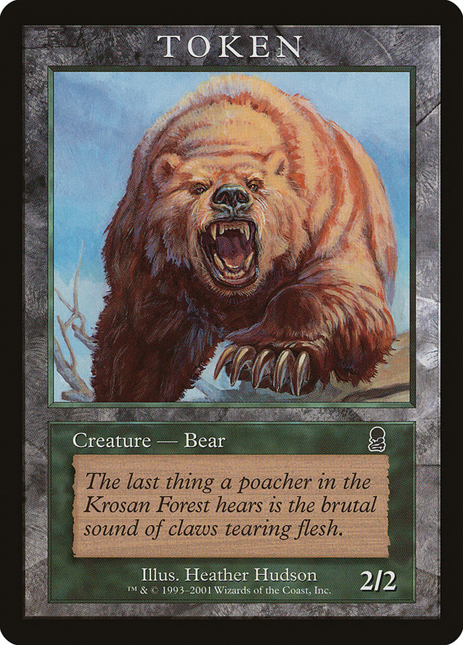 Bear Token [Magic Player Rewards 2001] | Black Swamp Games