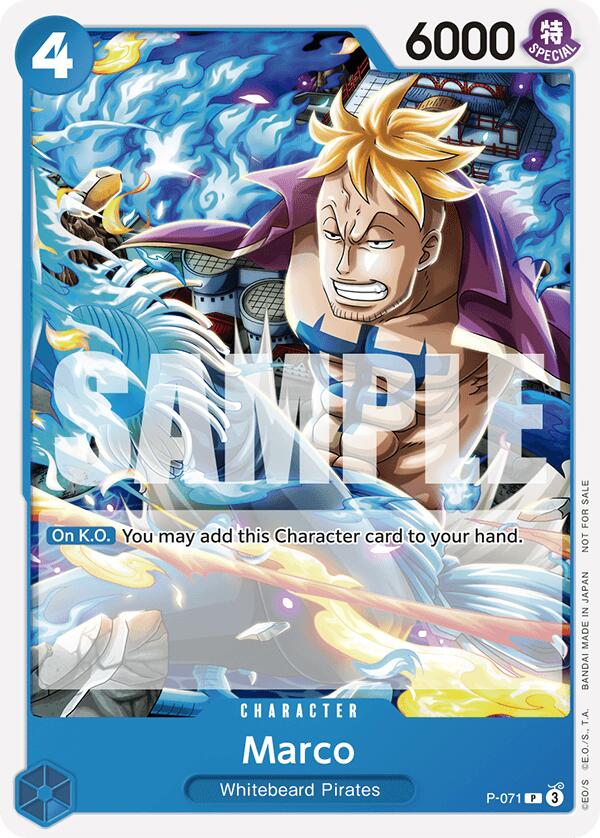 Marco [One Piece Promotion Cards] | Black Swamp Games