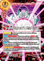 Frieza, Emperor's Final Power (BT26-003) [Ultimate Advent] | Black Swamp Games