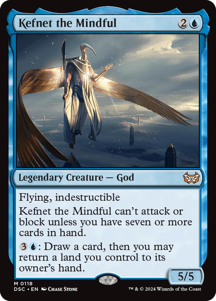 Kefnet the Mindful [Duskmourn: House of Horror Commander] | Black Swamp Games