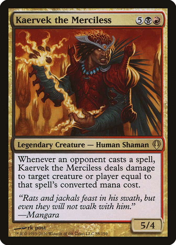 Kaervek the Merciless [Archenemy] | Black Swamp Games