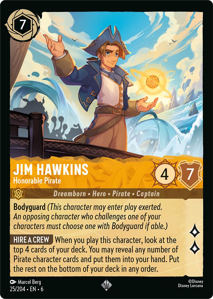 Jim Hawkins - Honorable Pirate (25/204) [Azurite Sea] | Black Swamp Games