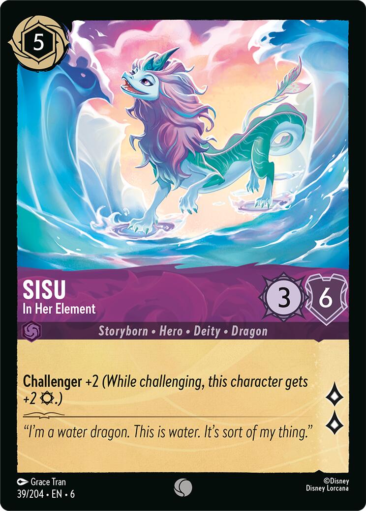 Sisu - In Her Element (39/204) [Azurite Sea] | Black Swamp Games