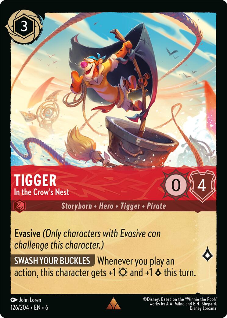 Tigger - In the Crow's Nest (126/204) [Azurite Sea] | Black Swamp Games