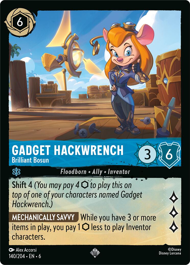 Gadget Hackwrench - Brilliant Bosun (140/204) [Azurite Sea] | Black Swamp Games