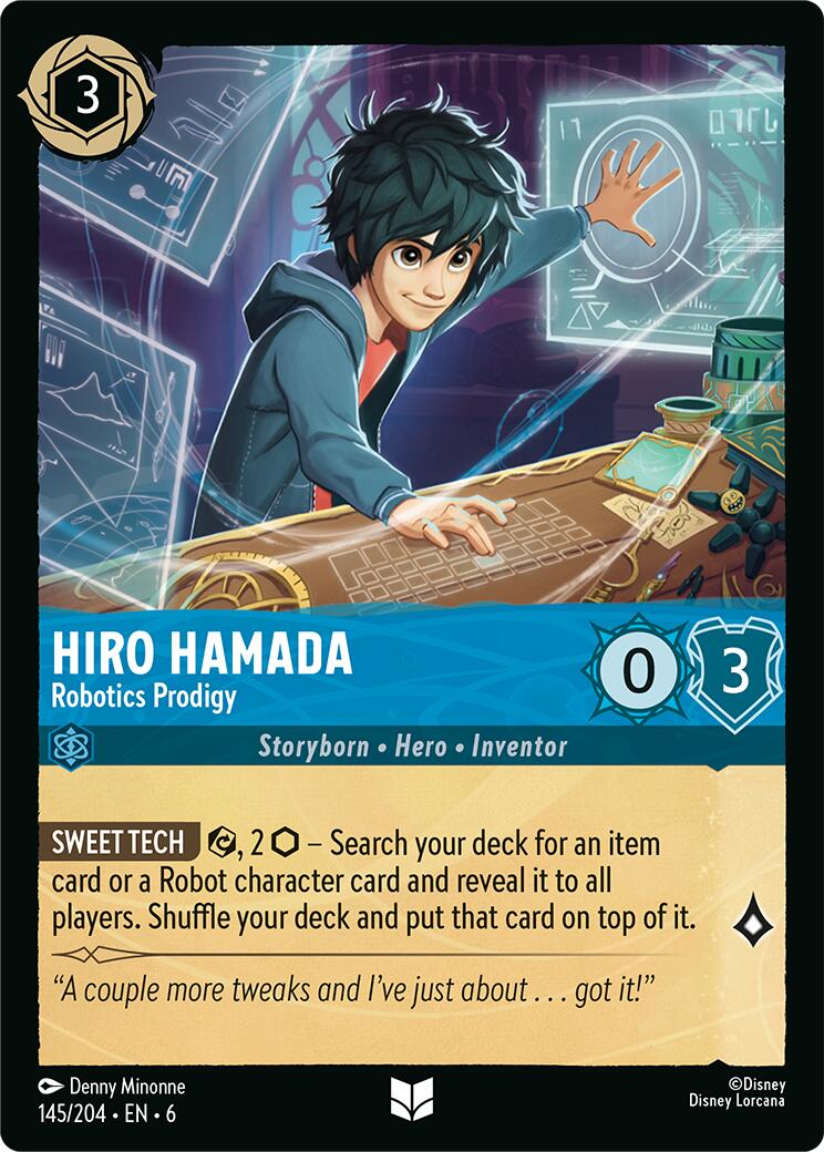 Hiro Hamada - Robotics Prodigy (145/204) [Azurite Sea] | Black Swamp Games