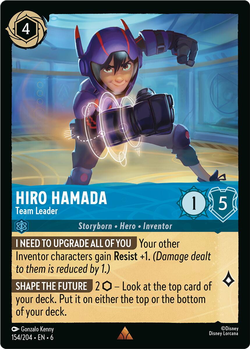 Hiro Hamada - Team Leader (154/204) [Azurite Sea] | Black Swamp Games