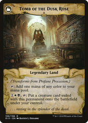 Profane Procession // Tomb of the Dusk Rose [Rivals of Ixalan] | Black Swamp Games