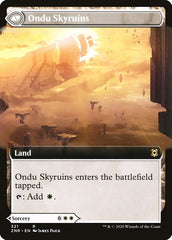 Ondu Inversion // Ondu Skyruins (Extended Art) [Zendikar Rising] | Black Swamp Games