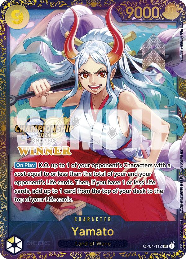 Yamato (Championship 2024 Finals Winner) [One Piece Promotion Cards] | Black Swamp Games