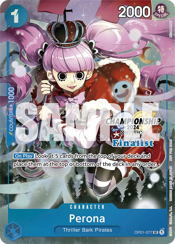 Perona (Championship 2024 Finalist Card Set) [One Piece Promotion Cards] | Black Swamp Games