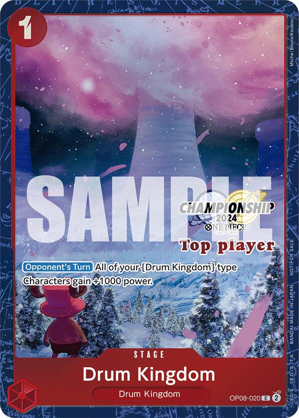 Drum Kingdom (Championship 2024 Top Player Pack) [One Piece Promotion Cards] | Black Swamp Games