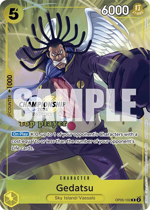 Gedatsu (Championship 2024 Top Player Pack) [One Piece Promotion Cards] | Black Swamp Games