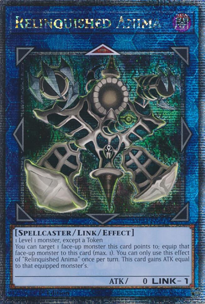 Relinquished Anima [MP24-EN007] Quarter Century Secret Rare | Black Swamp Games