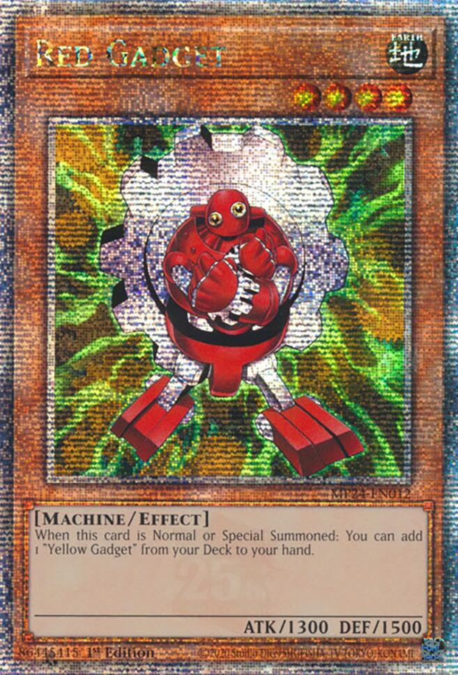 Red Gadget [MP24-EN012] Quarter Century Secret Rare | Black Swamp Games
