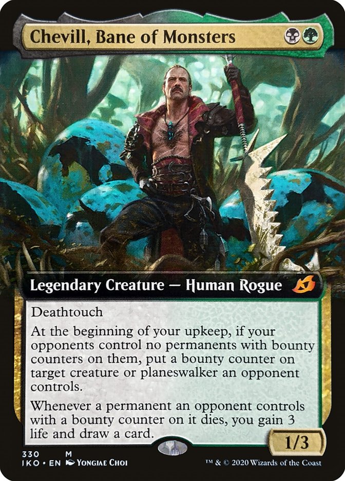 Chevill, Bane of Monsters (Extended Art) [Ikoria: Lair of Behemoths] | Black Swamp Games