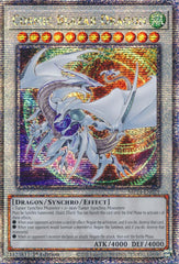 Cosmic Blazar Dragon [MP24-EN029] Quarter Century Secret Rare | Black Swamp Games