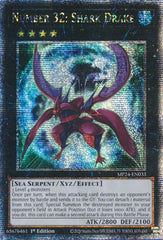 Number 32: Shark Drake [MP24-EN033] Quarter Century Secret Rare | Black Swamp Games