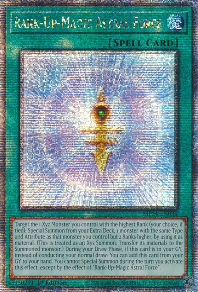 Rank-Up-Magic Astral Force [MP24-EN035] Quarter Century Secret Rare | Black Swamp Games