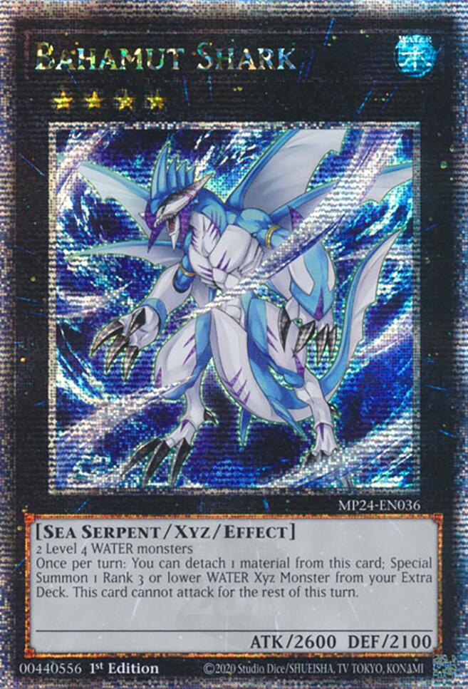 Bahamut Shark [MP24-EN036] Quarter Century Secret Rare | Black Swamp Games