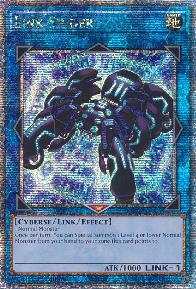 Link Spider [MP24-EN045] Quarter Century Secret Rare | Black Swamp Games