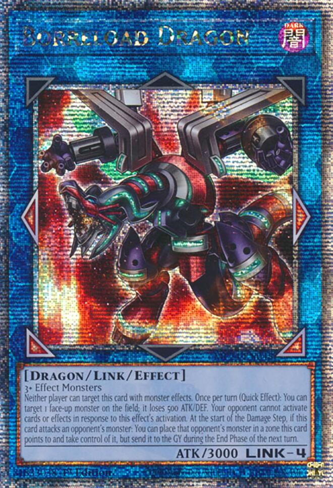 Borreload Dragon (Alternate Art) [MP24-EN048] Quarter Century Secret Rare | Black Swamp Games