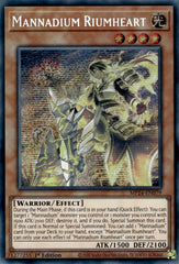 Mannadium Riumheart [MP24-EN079] Prismatic Secret Rare | Black Swamp Games