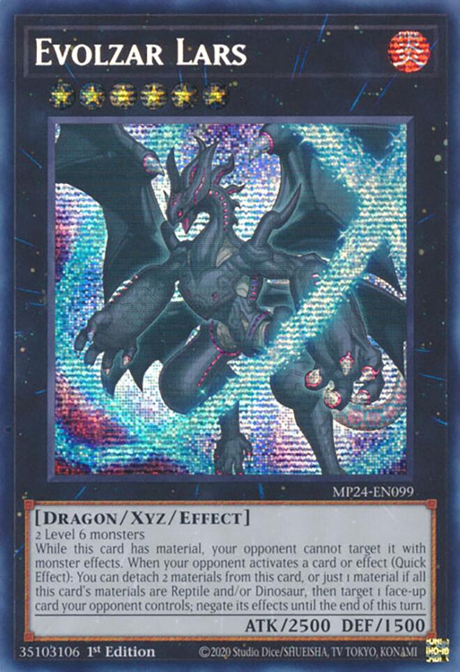 Evolzar Lars [MP24-EN099] Prismatic Secret Rare | Black Swamp Games