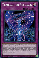 Transaction Rollback [MP24-EN134] Prismatic Secret Rare | Black Swamp Games